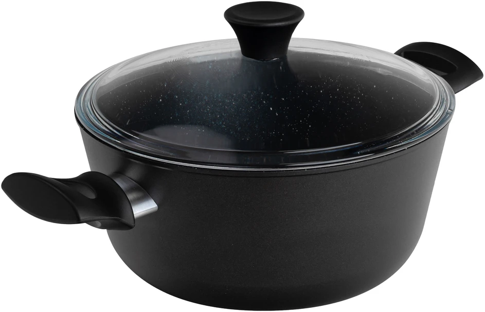REMOSKA EUROPA PUODAS Granitas Nelipnus 3 sluoksniai Aliuminis 24cm 3,8l