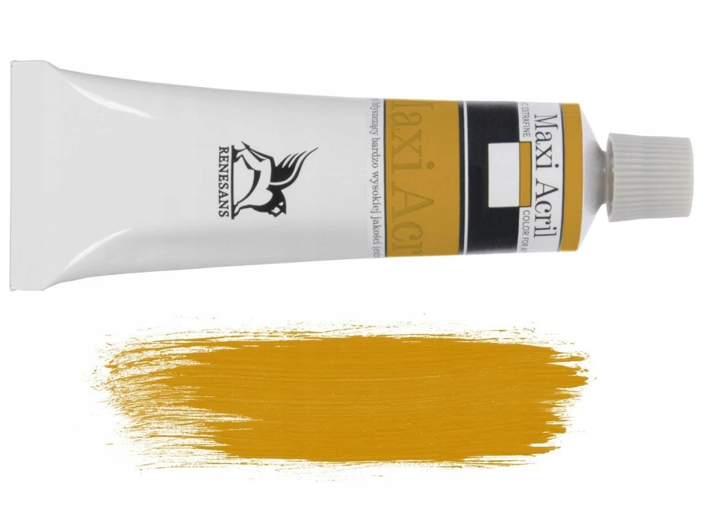 Renesans Akriliniai dažai Maxi Akryl 60ml, gelsvai rudas atspalvis