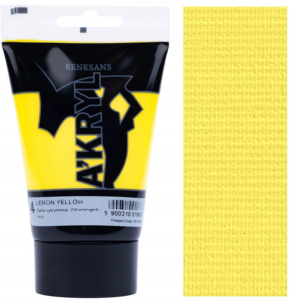 Renesans A'kryl akrilinių dažų rinkinys 6 x 100ml
