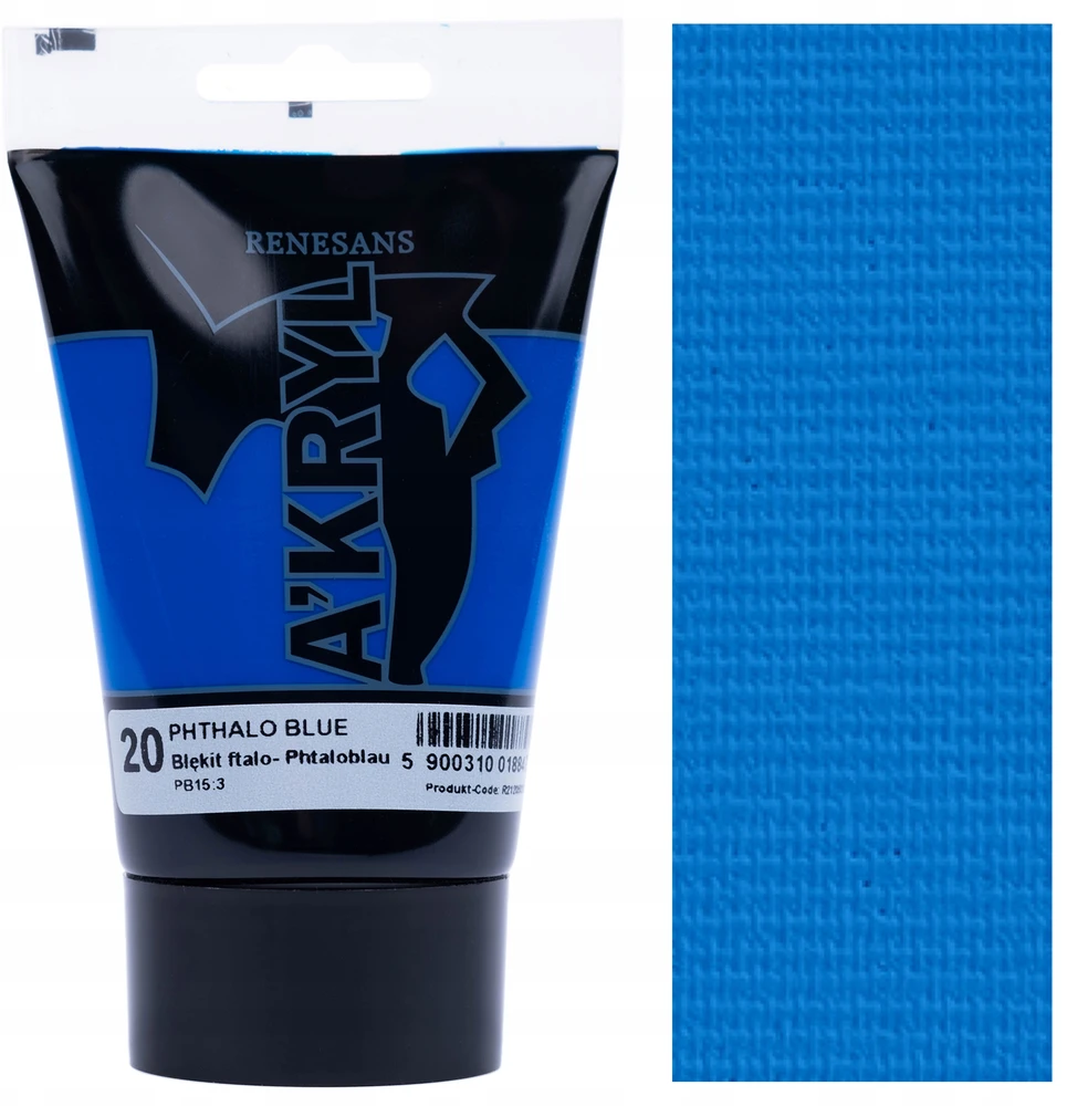 Renesans A'kryl akrilinių dažų rinkinys 6 x 100ml