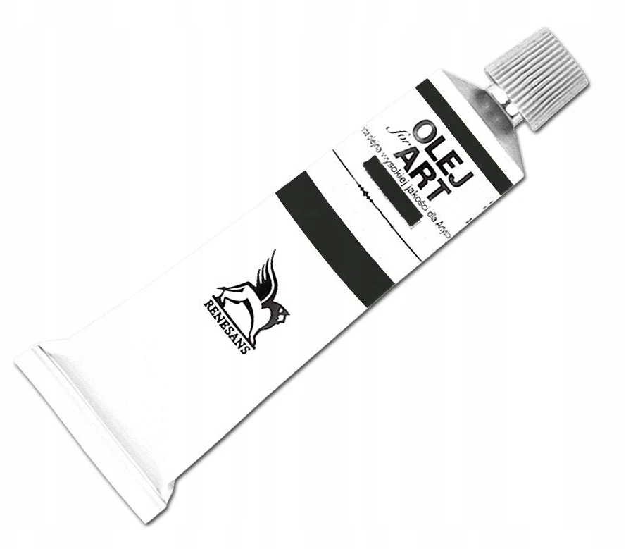 Renesans aliejiniai dažai 60ml, dramblio kaulo juodi, Nr 49