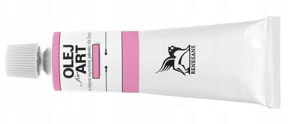 Renesans aliejiniai dažai 60ml, Šviesiai Rožiniai, Nr 61