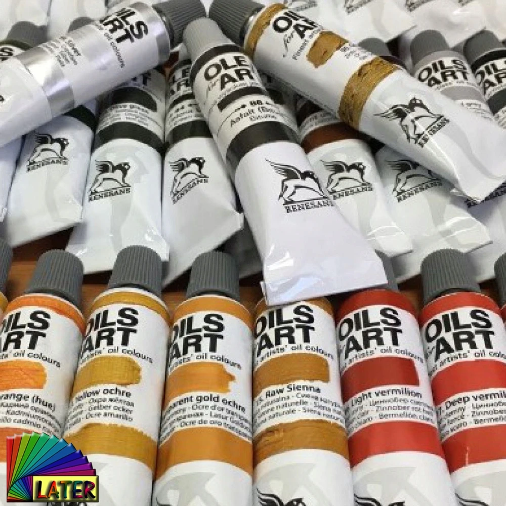 Renesans Aliejiniai dažai "olej for Art" 20ml, 80 Marsietiška Oranžinė