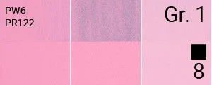 Renesans Cover tempera, 20ml, rausva