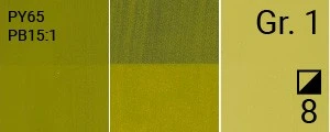 Renesans Cover tempera, 20ml, šviesiai cinobro žalia