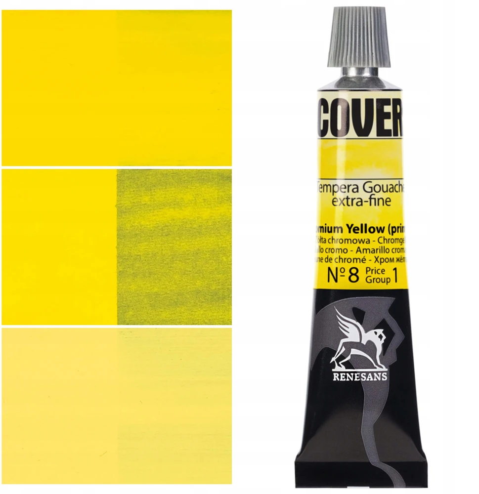 Renesans Cover Temperiniai Dažai Gvašas 12x20ml