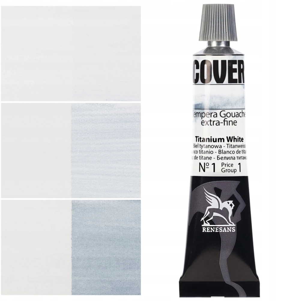 Renesans Cover Temperiniai Dažai Gvašas 12x20ml