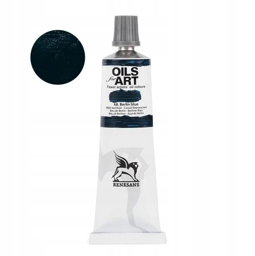 Renesans "for Art" aliejiniai dažai, 60ml, Berlyno mėlyna (nr. 68)