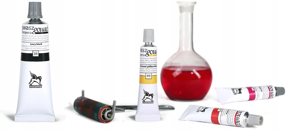 Renesans Gouache Dažai 20ml - Kobalto Mėlyni