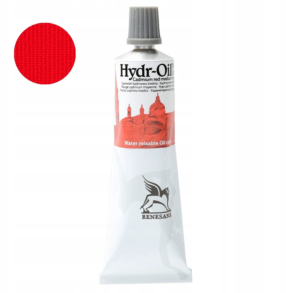Renesans Hydr-oil aliejiniai dažai 60ml, 16 Kadmio raudonasis vidutinis