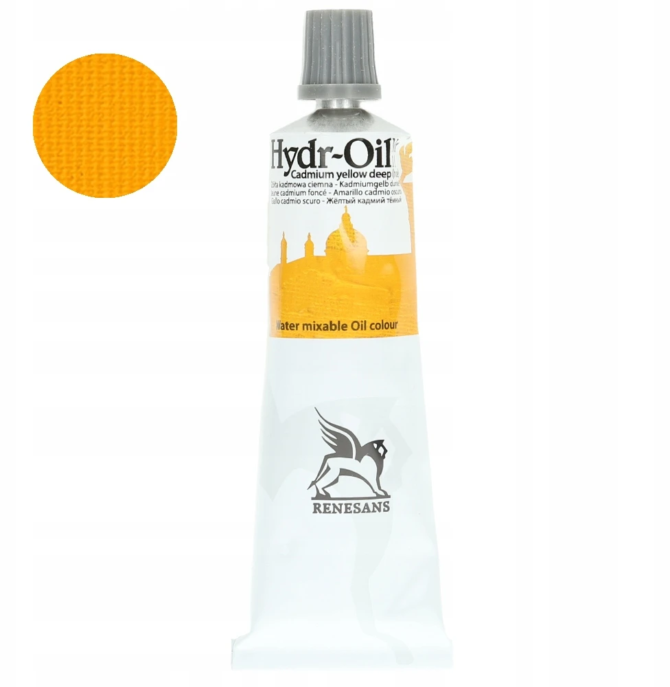 Renesans Hydr-oil aliejiniai dažai, 60ml, tamsiai geltonos