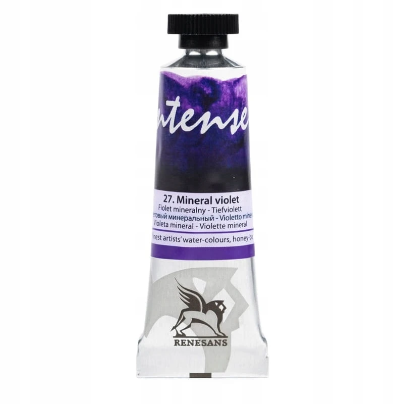 Renesans Intense akvareliniai dažai 15ml, 27 Mineralinis violetas