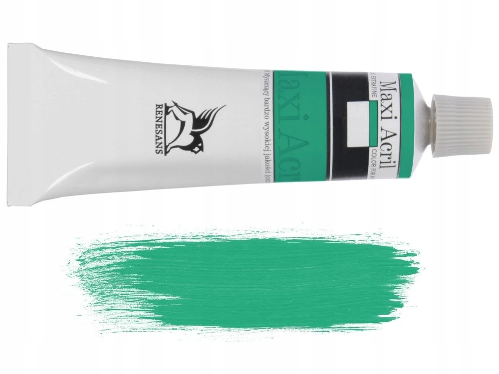 Renesans Maxi Akryl Akriliniai Dažai 60ml - Tamsiai Žali