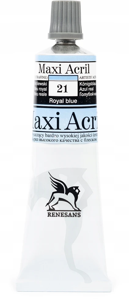 Renesans Maxi Akryl Akriliniai Dažai 60ml - Karališkas Mėlynas