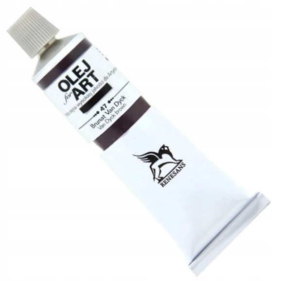 Renesans Olej for Art 60ml aliejiniai dažai - 47 Van Dyck rudas