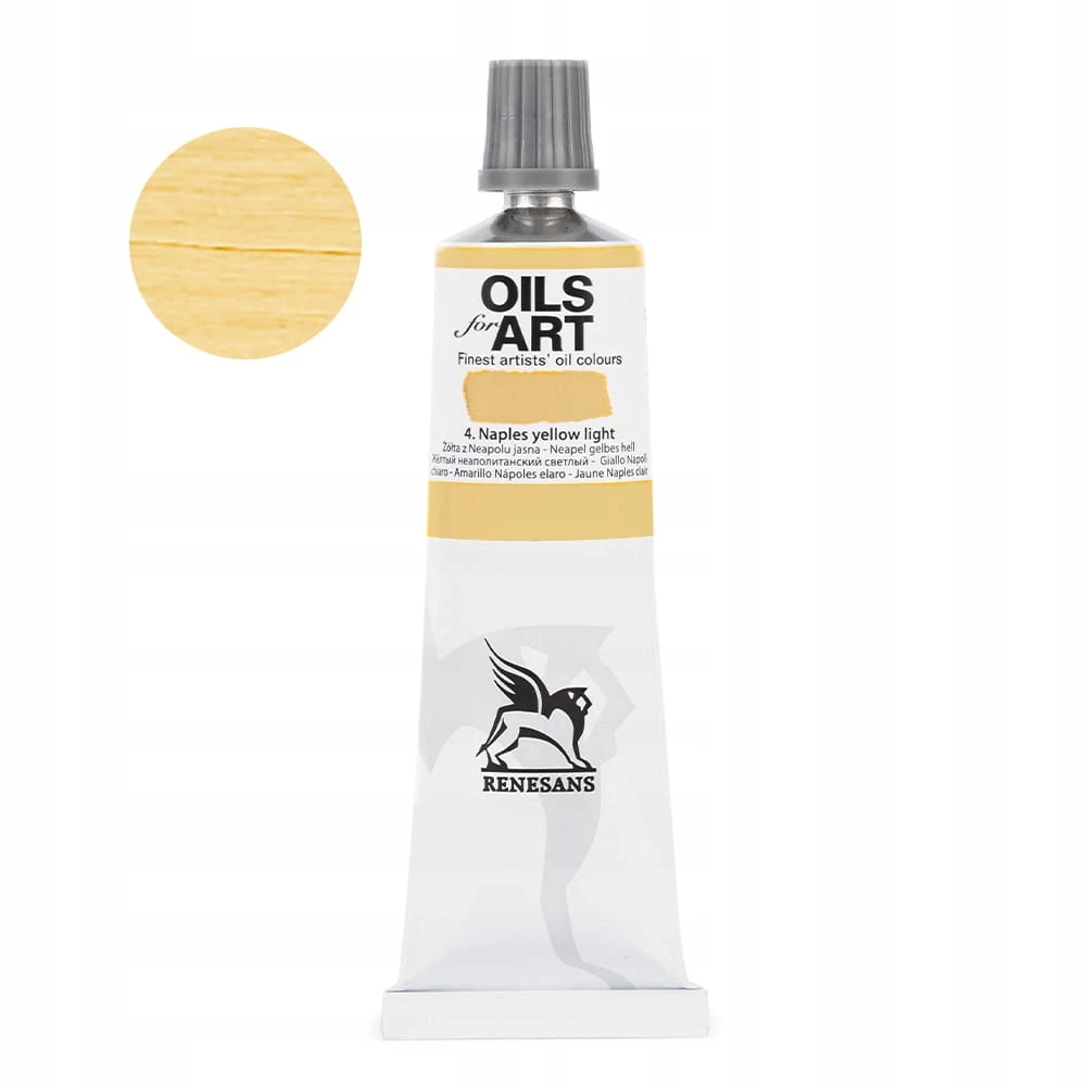 Renesans Olej for Art 60ml - Šviesiai Neapolio Geltona Aliejiniai Dažai