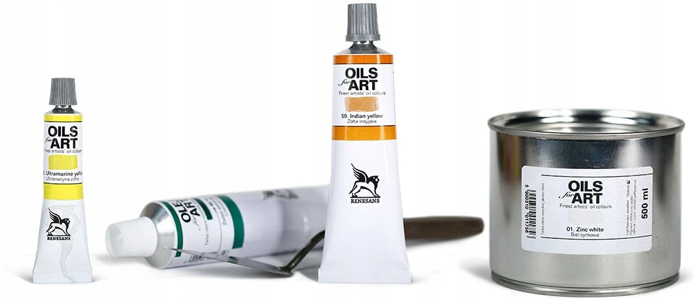 Renesans Olej for Art 60ml - Šviesiai Neapolio Geltona Aliejiniai Dažai