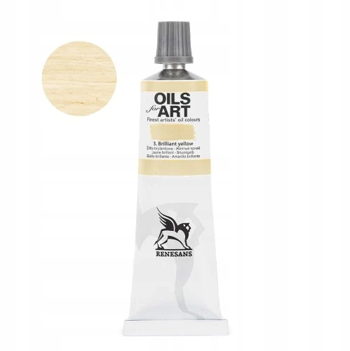 Renesans Olej for Art aliejiniai dažai 60ml - 03 Ryškiai Geltoni