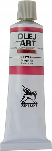 Renesans Olej for Art aliejiniai dažai 60ml - 23 Raudona Magenta