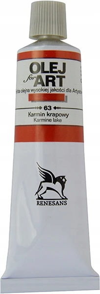 Renesans Olej for Art aliejiniai dažai 60ml - 63 Karmine