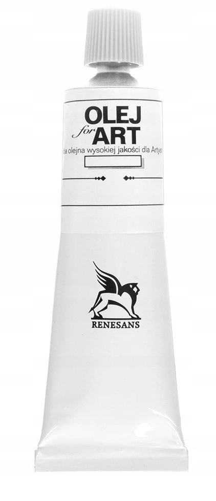 Renesans Olej for Art aliejiniai dažai 60ml - 01 Cinko Balta