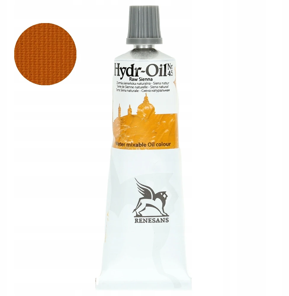 Renesans Vandeniu skiedžiami aliejiniai dažai Hydroil 60ml 45 Sienos