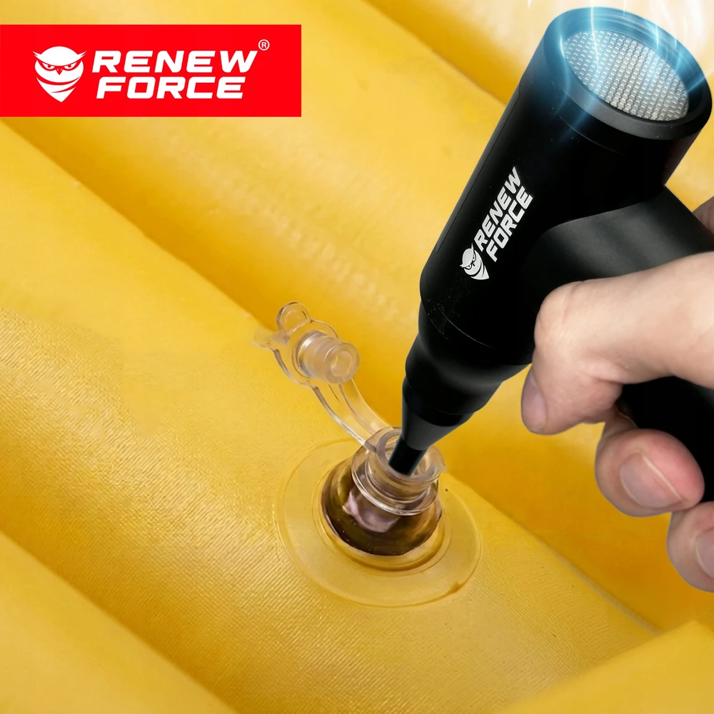 Renew Force BELAIDIS ELEKTRINIS SIURBLIS BASEINO ČIŪŽIUI IDEALUS KELIONĖMS USB-C