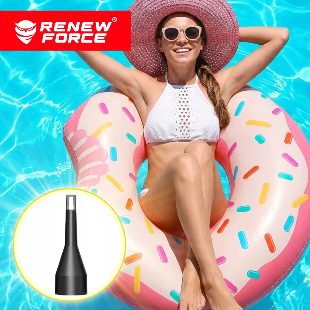 Renew Force BELAIDIS ELEKTRINIS SIURBLIS BASEINO ČIŪŽIUI IDEALUS KELIONĖMS USB-C