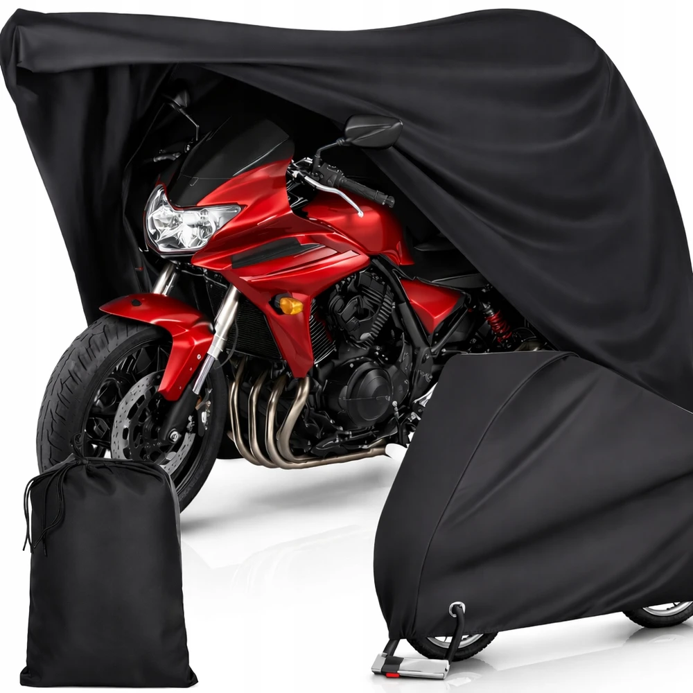 Renew Force DIDŽIAUSIA vandeniui atspari motociklo dangtelis su sagtimi 250x125x95cm XXXL
