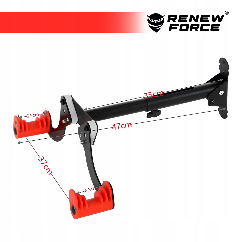 Renew Force DVIRAČIO PAKABA, SIENA sulankstoma, Plieninis, iki 40 kg, Universalus KABLIS