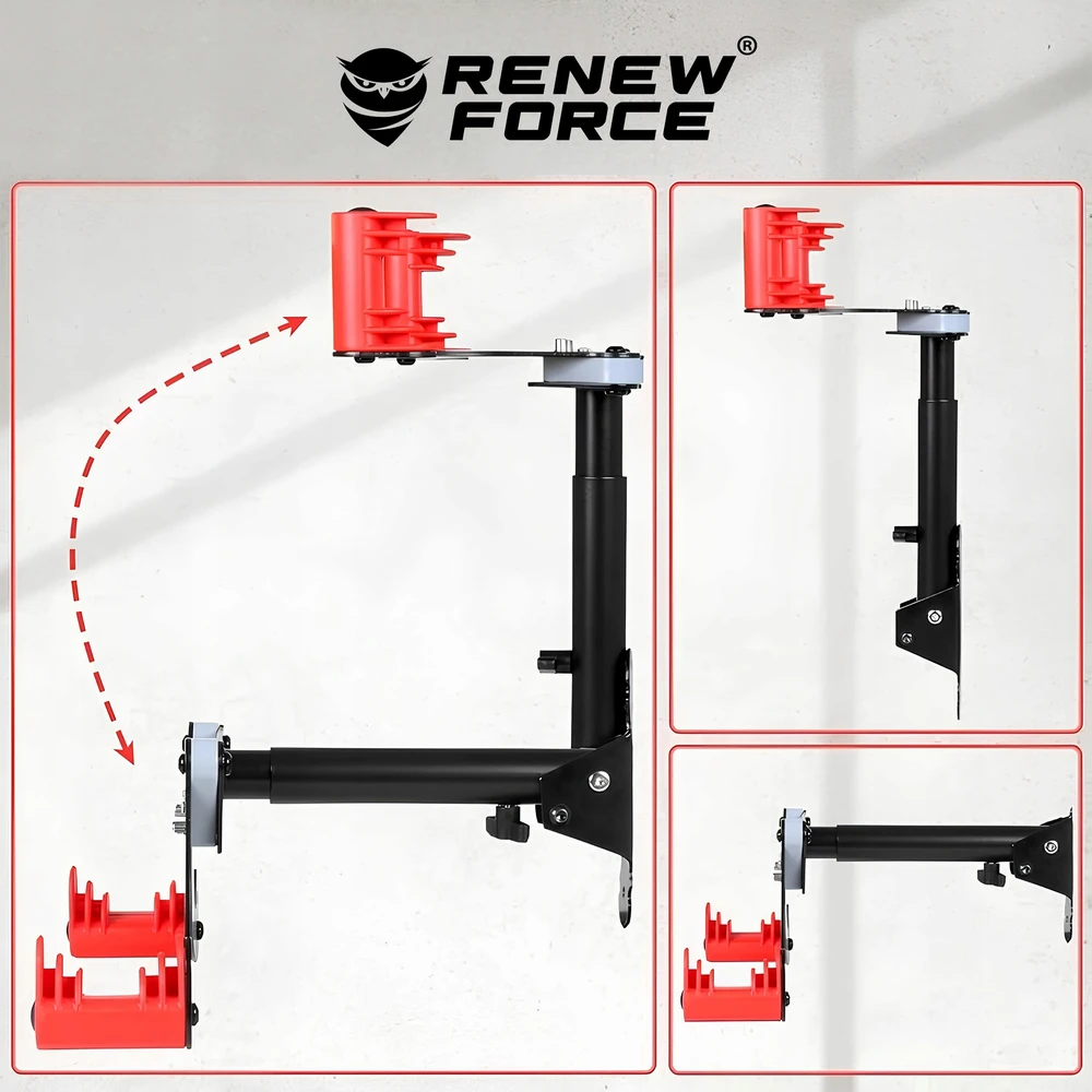 Renew Force DVIRAČIO PAKABA, SIENA sulankstoma, Plieninis, iki 40 kg, Universalus KABLIS
