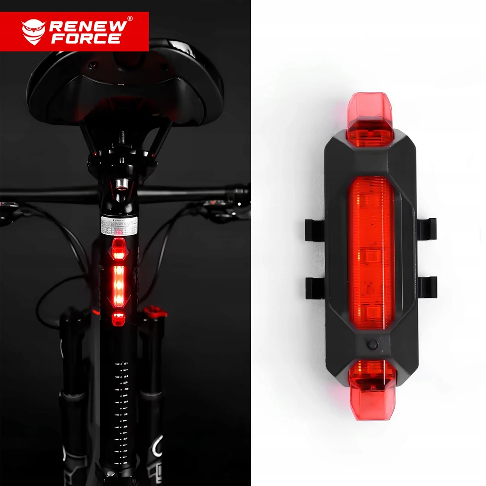 Renew Force Galingas BIKE Lamp LED priekinis žibintas 1300lm žibintuvėlis 5400mAh DVIRAČIO RINKINYS