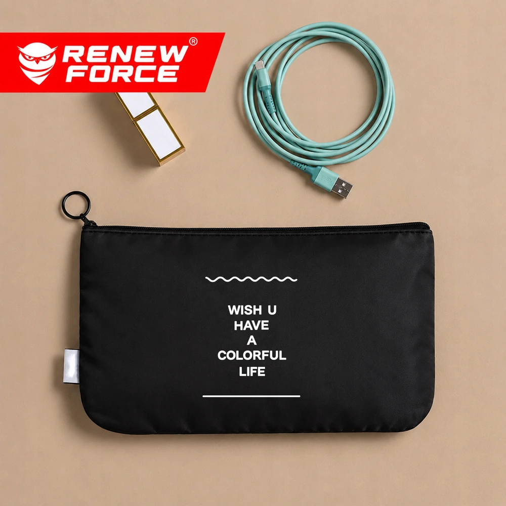 Renew Force KELIONIŲ ORGANIZATORIAI lagaminui drabuziai BALYNAI Apatiniai, Juodas 8 VIENETŲ RINKINYS