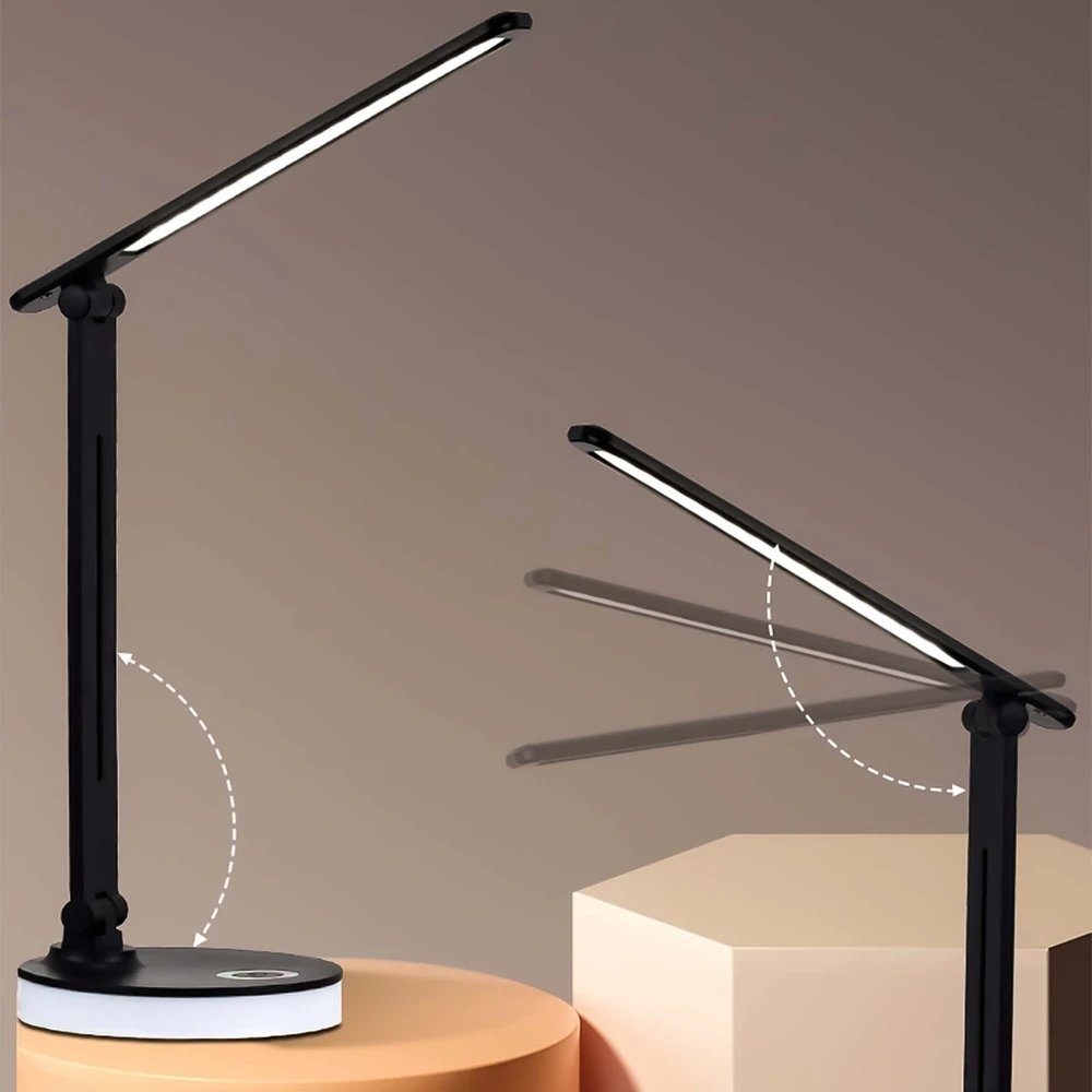 Renew Force Lampka Na Biurko Biurkowa LED Szkolna Dotyk Do Czytania Regulowana + USB