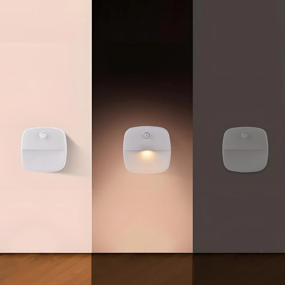 Renew Force LED naktinis apšvietimas, skirtas kontaktui su „Twilight Motion Sensor“ 3 režimų lizdu