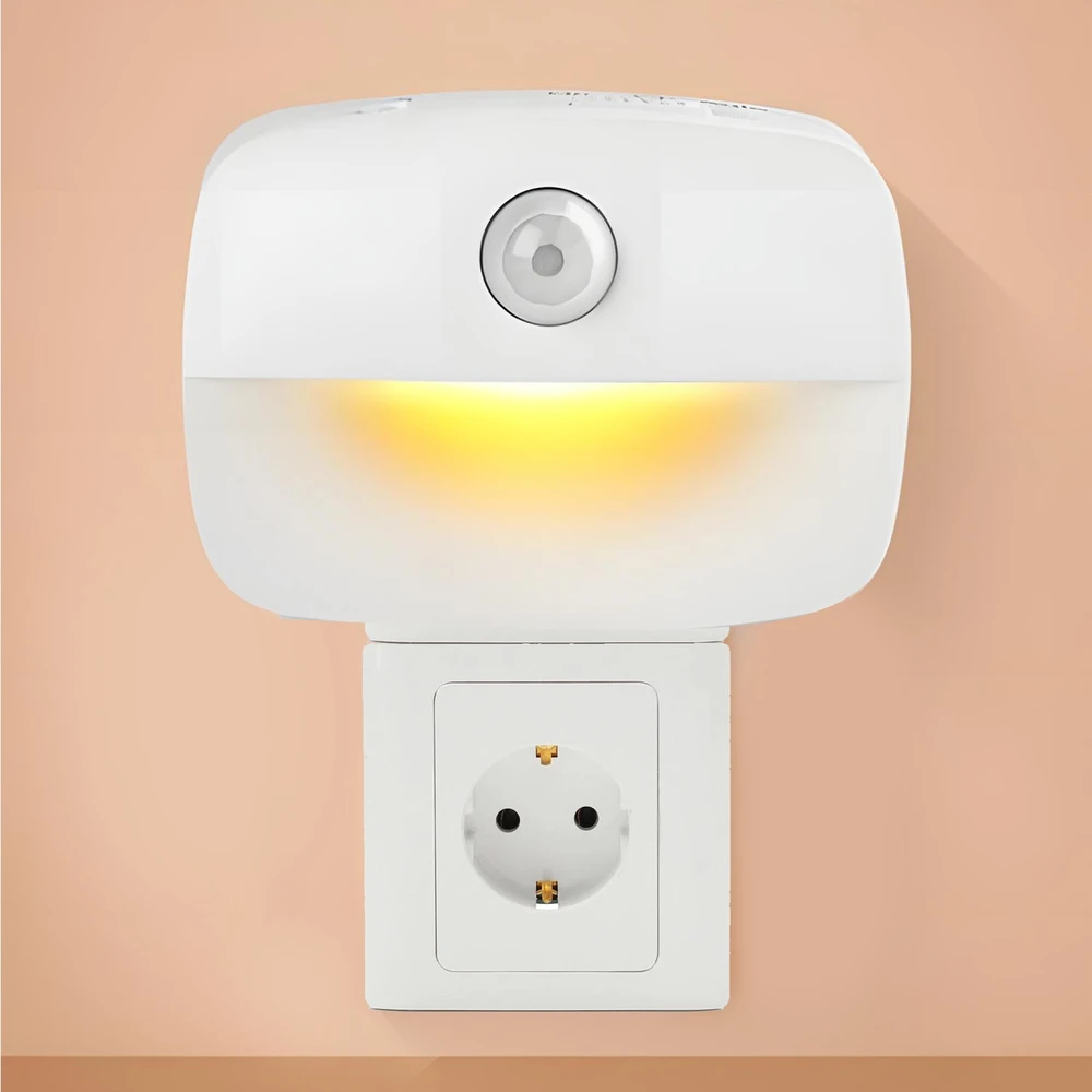 Renew Force LED naktinis apšvietimas, skirtas kontaktui su „Twilight Motion Sensor“ 3 režimų lizdu