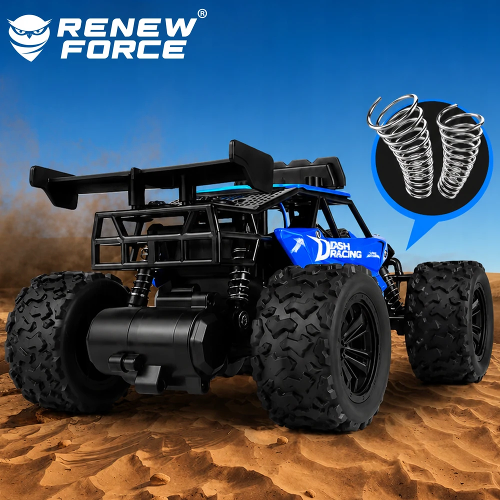 Renew Force RC AUTOMOBILIS DIDELIS RC AUTOMOBILIS VISURE METALAS 40m + 2 AKUMULIATORIAI