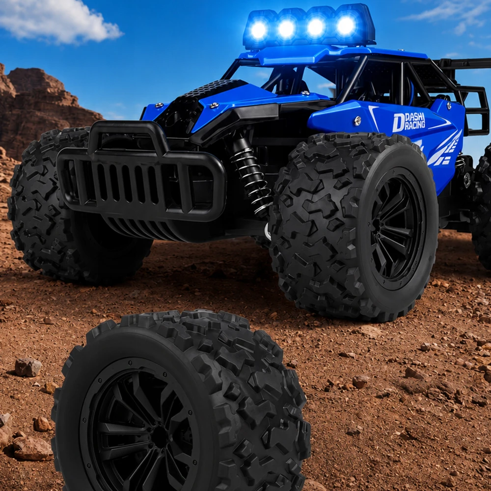 Renew Force RC AUTOMOBILIS DIDELIS RC AUTOMOBILIS VISURE METALAS 40m + 2 AKUMULIATORIAI