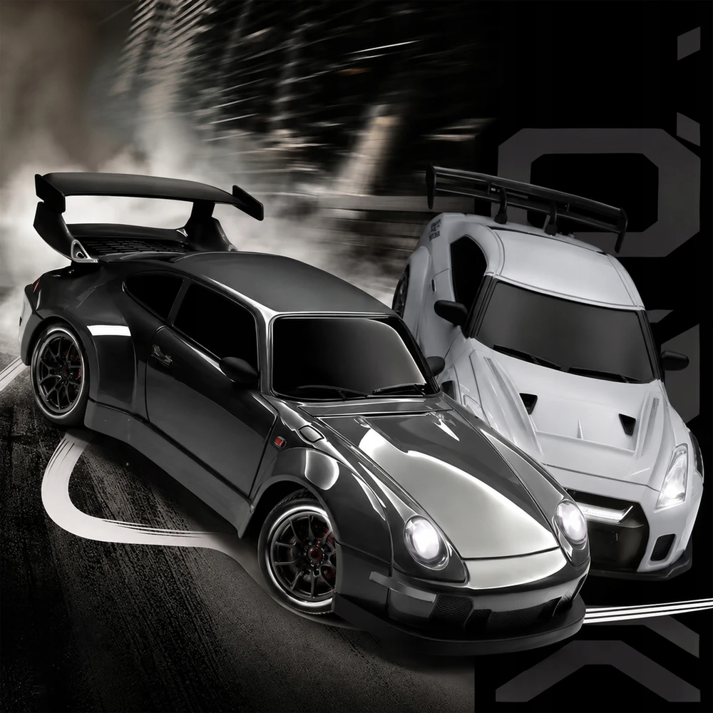 Renew Force RC AUTOMOBILIŲ NUOTOLINIO KONTROLĖ DRIFFT CAR 4x4 + KŪGINIAI 8xPAdangos