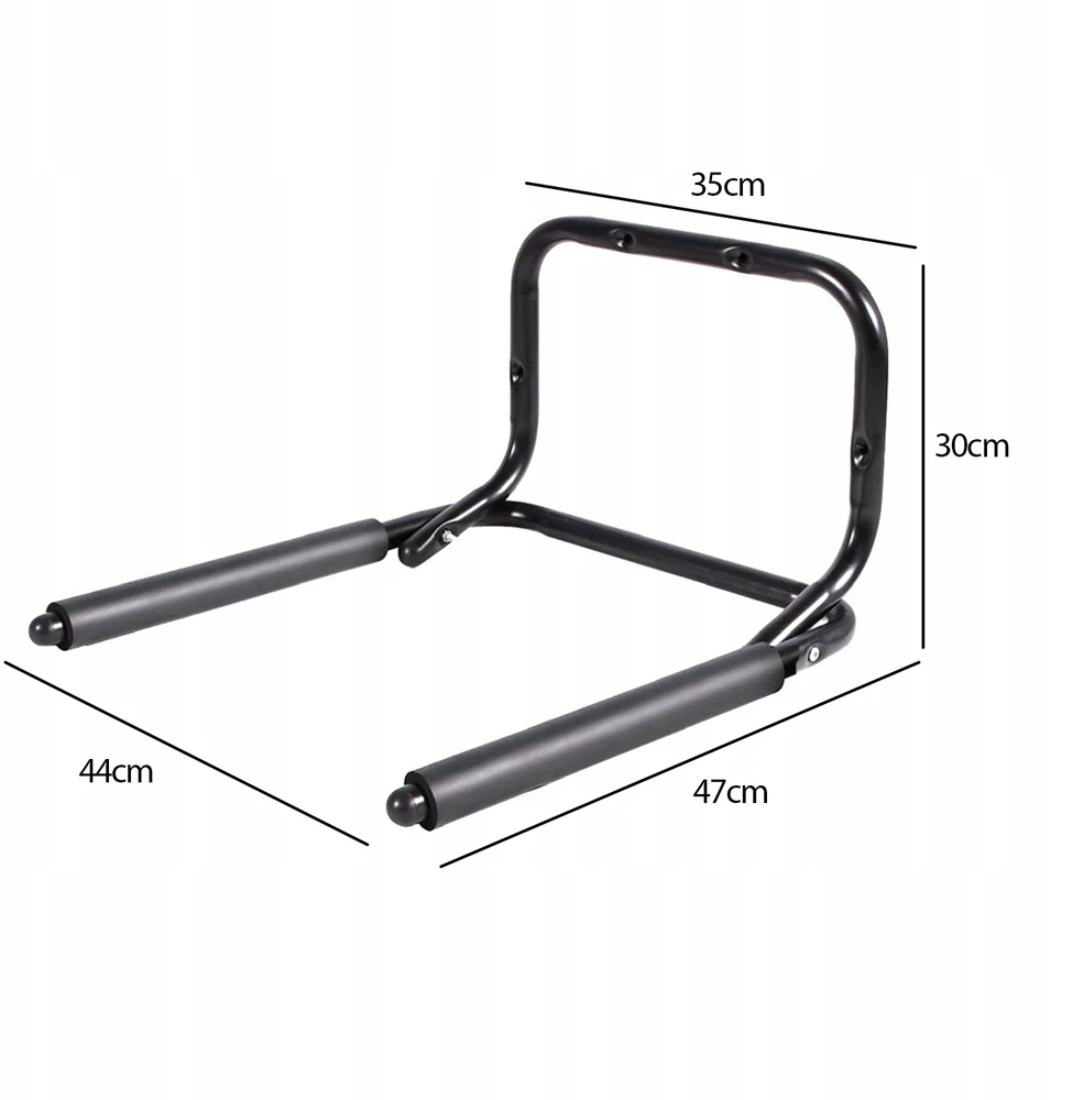 Renew Force SIENINĖ PAKABA Dviračio sieniniam laikikliui, sulankstoma, 45 KG, JUODA