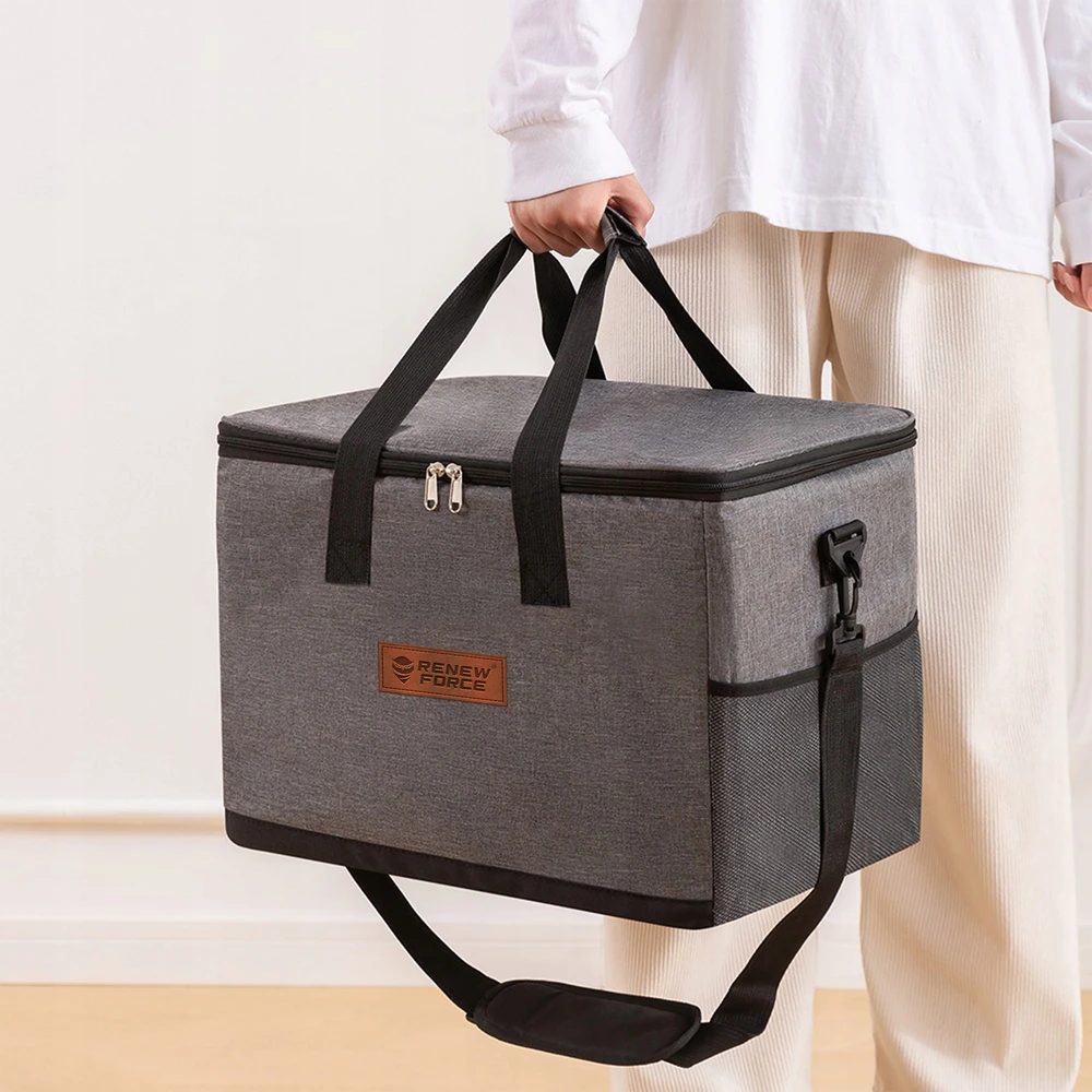Renew Force THERMAL BAG Beach PICNIC Travel Tourist XXL +2x NEMOKAMAS Įdėklas