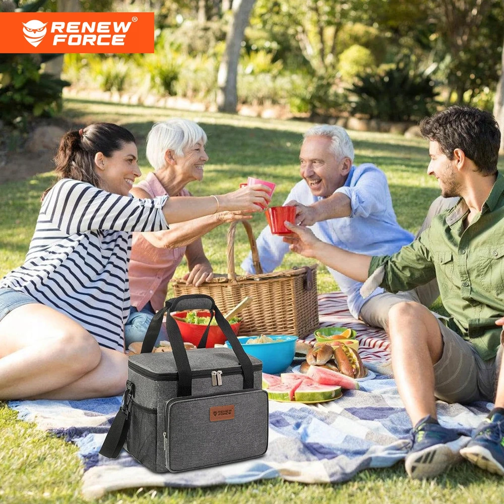 Renew Force THERMAL PICNIC BEACH BAG 29L Travel Tourist 2 NEMOKAMAI Įdėklai