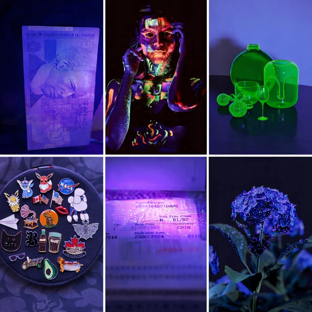 Renew Force UV BIRŠTYNAS GINTARO DETEKTORIUI NAGŲ nešvarumų detektoriumi 21LED