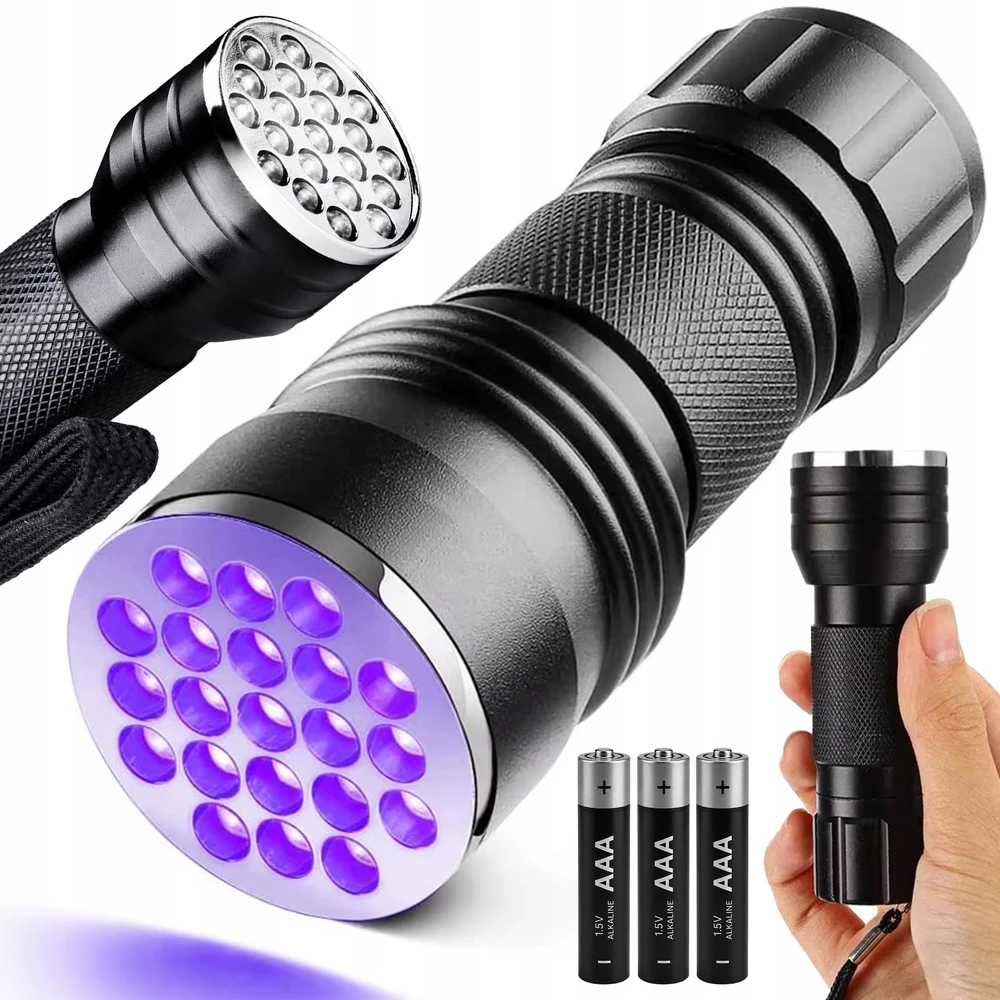 Renew Force UV BIRŠTYNAS GINTARO DETEKTORIUI NAGŲ nešvarumų detektoriumi 21LED