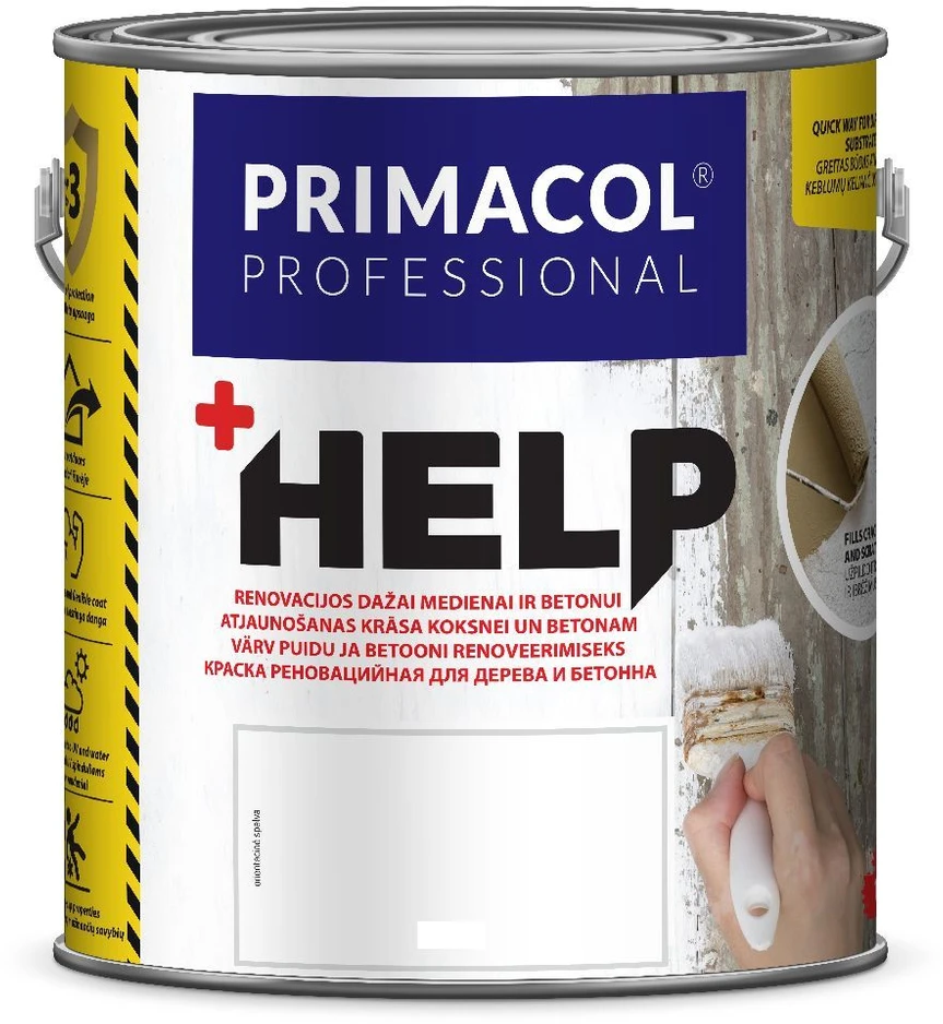 Dažai renov. PRIMACOL HELP šv. pilka 2,5l