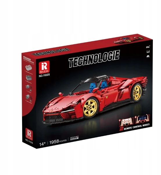 Reobrix 11025 NO RC Daytona SP3 Supercar statybinis komplektas 1958 vnt.
