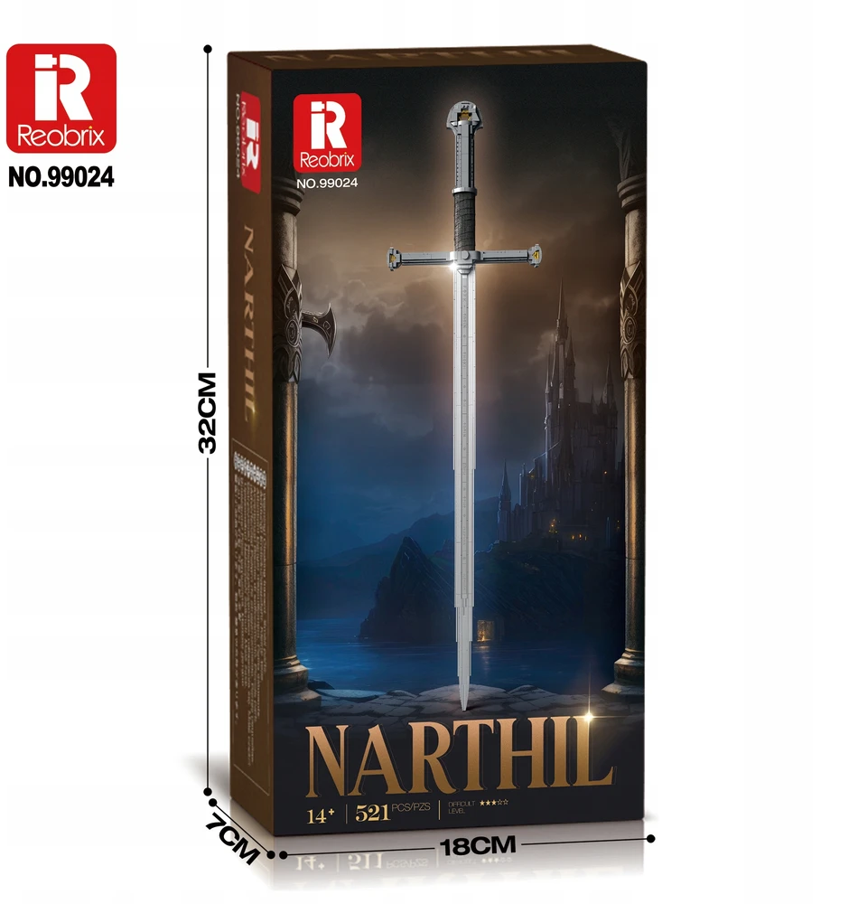 REOBRIX blokai 99024 Narthil kardas (978 elementai)