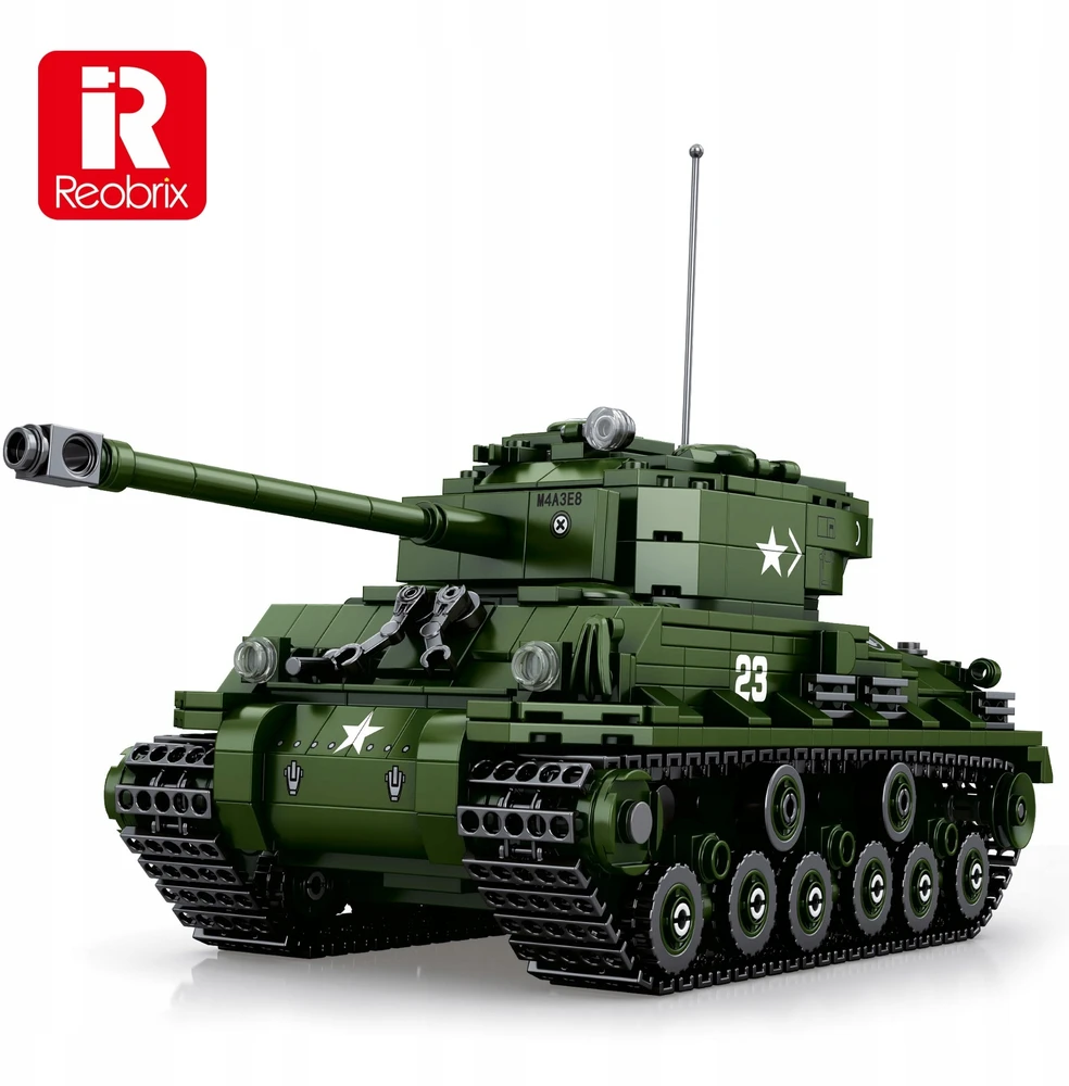 Reobrix Sherman M4a3e8 Tanko konstruktorius (836 det.)