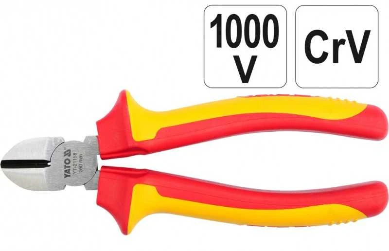 YATO šoninio pjovimo replės 180 mm VDE
