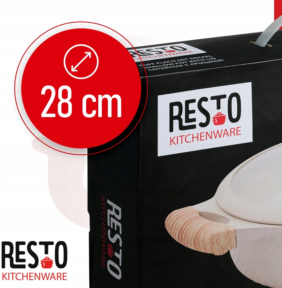 RESTO RAN ORO ATSPARUS ILDAS 28CM INDUKCINIS ALIUMININIS 4.1L DANGIS